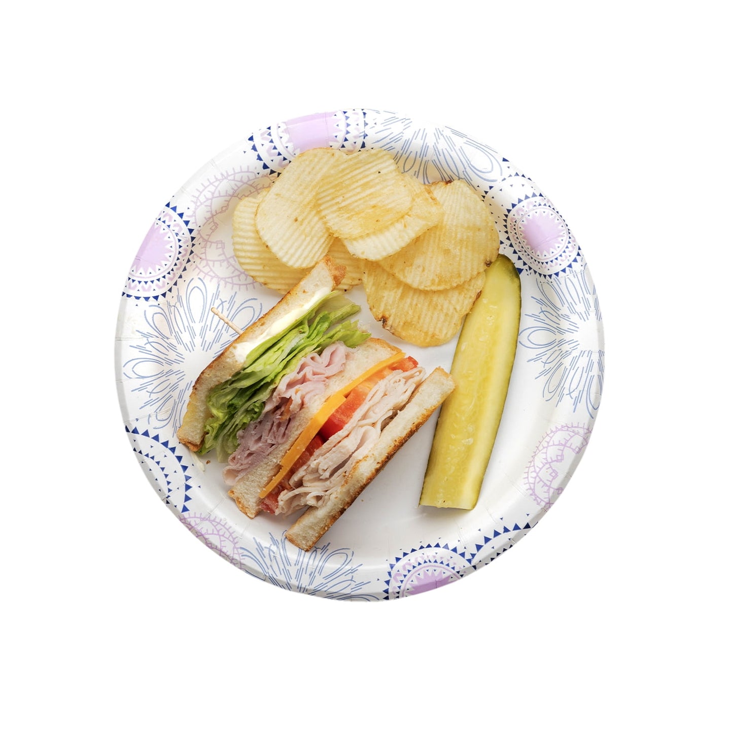 Great Value Disposable Paper Plates, 8.5", 100 Count