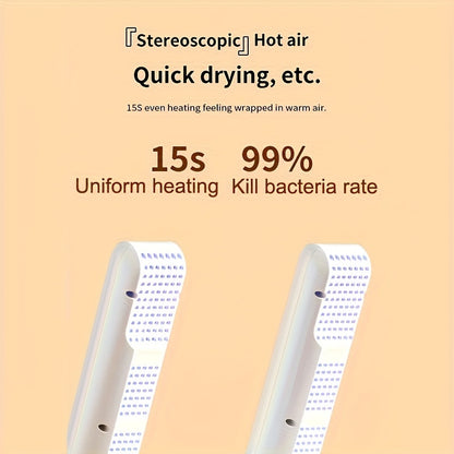 Portable Shoe Dryer | Fast, Quiet, Efficient Drying, 110V Smart Timer with Auto Shut-off, Foldable Design, Suitable for Work Boots, Gloves, Hats, Socks | A Must-have Household Item, Perfect as Thanksgiving, Christmas, Holiday Gifts, Without Battery