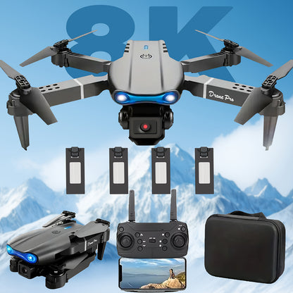 Beginner Friendly Drone, Remote-controlled Drone Model (including Battery): E88, E99, And S2, E99 Non Camera Version with Foldable Design. E88 And E99 Have Different Model Options, While S2 Is Equipped with An Upgraded Brushless Motor. Equipped with