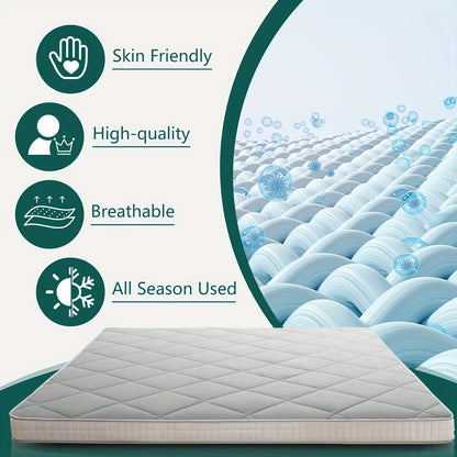 LILYPELLE Portable Japanese Floor Mattress Futon, Extra Thick 4" Foldable Tatami Mat, Sleeping Mattress for Adults, Guest Camping Roll Up Mattress
