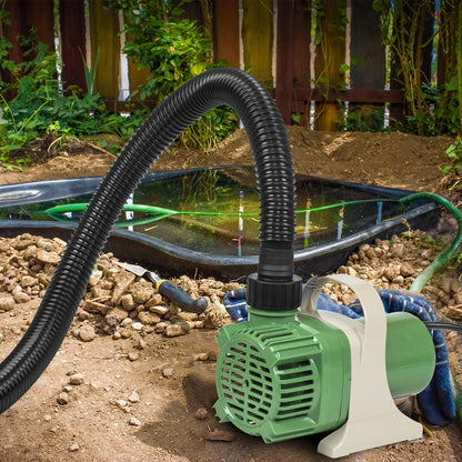 Prostormer 1/3HP Submersible Pond Pump, 3300GPH High Flow Water Pump with 16ft Lift Height, Garden Pumps, for Ponds, Fountains, Waterfalls, Hydroponics, Fish Tanks, Indoor & Outdoor Use