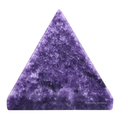 Amazing Gemstone Lepidolite Pyramid Crystal Healing Stones - 2" Great Pyramid Figurine of Natural Stone Pyramid for Meditation, Reiki, Chakra Balancing and Crystal Pyramids Grid