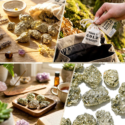 Wowagoga 2 Pack 4.5 Oz Natural Pyrite Stone Raw Pyrite Crystal for Cabbing Tumbling Reiki Healing