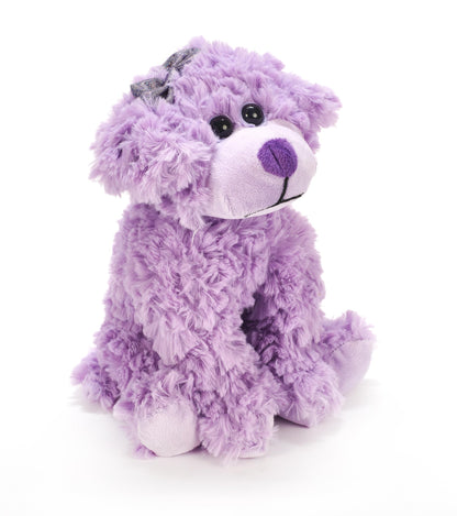 The Petting Zoo Scruffy Dog Stuffed Animal, Gifts for Girls, Purple Dog Plush Toy 9 Inches