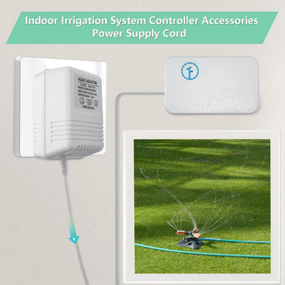 24VAC 1A Adapter Compatible with Rachio Smart Sprinkler Controller, Indoor Irrigation System Controller Accessories Power Supply Cord Charger