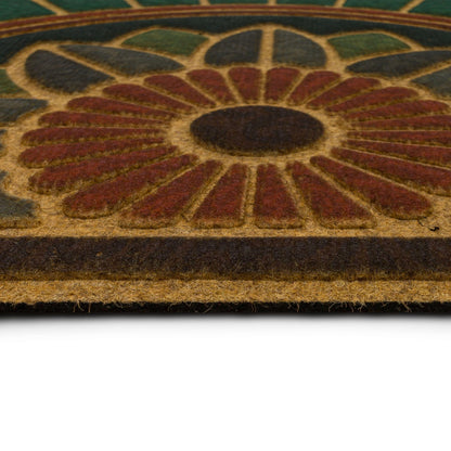 Mohawk Home Swirl Style Casual Ornamental Rust 2' X 3' All Weather Outdoor Door Mat Perfect for Porch, Garage