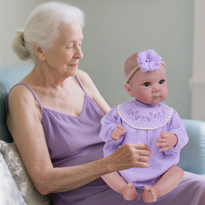 Milidool Lifelike Reborn Baby Dolls- 20Inch Cute Soft Vinyl Realistic Baby Doll Poseable Real Life Baby Dolls with Complete Accessories for 3+ Years Old Gifts