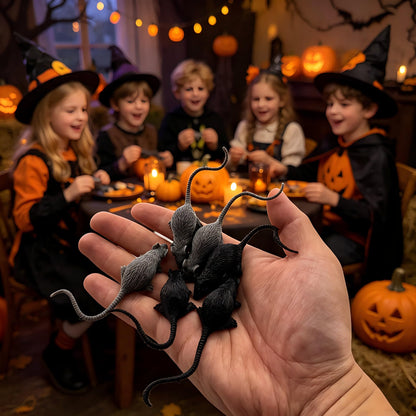 30 Pcs Mini Simulated Mouse Fake Mice Realistic Mouse Fake Rats Small Plastic Mice Realistic Terror Plastic Mouse Figurines Toy for Kids Children April Fools Day Halloween Prank Party Supplies
