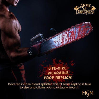 Army of Darkness Ash's Chainsaw 1:1 Scale Electronic Prop Replica | Officially Licensed Collectible
