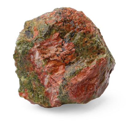 XIANNVXI Unakite 1.8-2.2" Large Raw Crystals and Healing Stones Natural Rough Crystal Rocks Tumbling Cabbing Polishing Fountain Rocks 1PCS