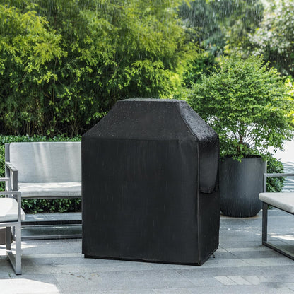 Outdoor Fireplace Cover, 32" L × 24" W × 45" H for Panovue Chiminea Fire Pit, 600D Heavy Duty Waterproof Square Chimineas Fireplace Cover for Patio Wood Burning Fireplaces