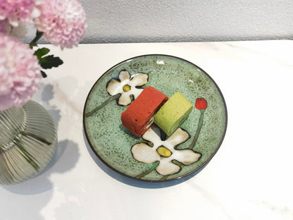 Ceramic Plates For Kitchen, 8 in - Plates Set of 4 - For Salad,Steak,Dessert,Bread, Pasta,Appetizer, Serving etc - Dishwasher, Microwave, and Oven Safe - For Breakfast, Lunch and Dinner (8 Inch)