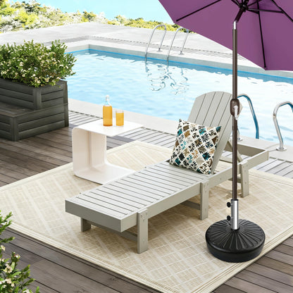 Blissun Umbrella Base Stand Replacement Tube, Stainless Steel Umbrella Base Pole, Heavy-Duty Universal Parasol Base Replacement Parts for Outdoor Patio, Garden, Balcony (Stainless Steel Finish)
