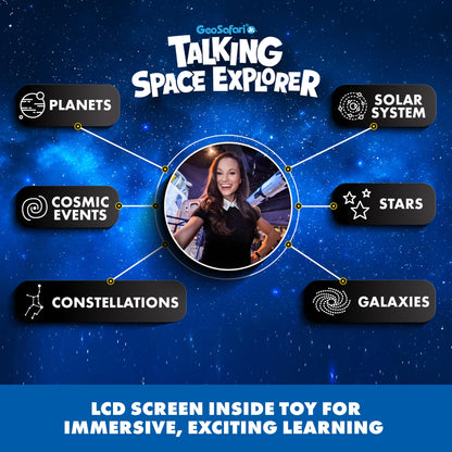 Educational Insights GeoSafari Talking Space Explorer featuring Emily Calandrelli - Toy Telescope for Kids, Toddler Space Toys, Beginner STEM Learning, Science Toys for Boys & Girls Ages 4+