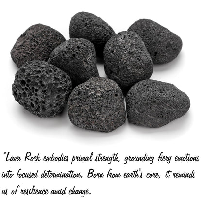 GolbalJew Lava Rock Natural Raw Crystals 2PCS Healing Crystal Stones 1.2-2.0” Reiki Healing Gemstones for Meditation Chakra Balance Home Decor