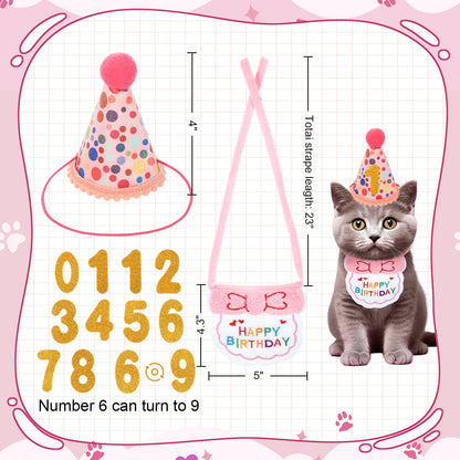 Zopeal Mother’s Day Cat Toy Set Interactive Cat Toys Pack Including Feather Teaser Wand Plush Gift Outfit Mice Crinkle Balls and Pet Bell Balls, Puzzle for Indoor Cats Gift Basket for Kitten(Pink)