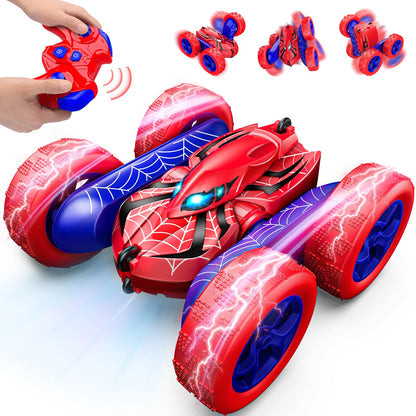 Yeriayha RC Cars Toys for 3 4 5 6 7 8 9 10 Year Old Boys,Double Sided 360° Flip 4WD Remote Control Car 2.4GHz Electric Rechargeable Toys for Ages 4-6 5-7 for Birthday Christmas Basket Stuffers