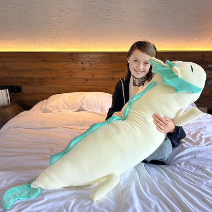 Hofun4U Dragon Plush Pillow, 50 Inch Dragon Stuffed Animals, Christmas Birthday Gift for Adults Kids Girls Boys