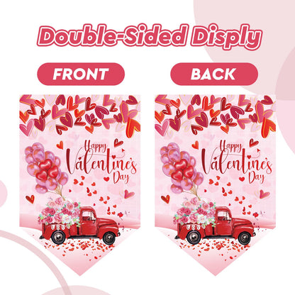 VitalCozy 20 Pieces Seasonal Garden Flags Set Holiday Outside Double Sided Yard Flags for Valentine Mardi Gras New Year All Festive Outdoor Lawn Decor