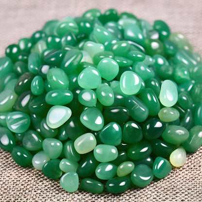 SigMntun Polished Aventurine Crystal Chips 200 Pcs - 0.3" 10 oz Tumbled Stone Chips Crushed Sea Glass Stones Healing Reiki Crystal Jewelry Making Home Decoration