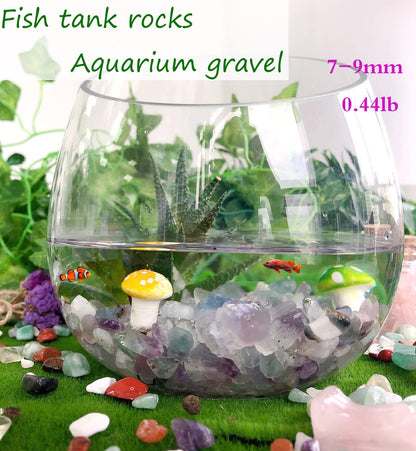 Clear Quartz Healing Crystal Chips Bulk Gemstones Sets Tumbled Crushed Stones Crushed Crystals Natural Rocks for Fountain Rocks Decoration Reiki Energy Balancing Meditation Aquarium Gravel 0.44lb