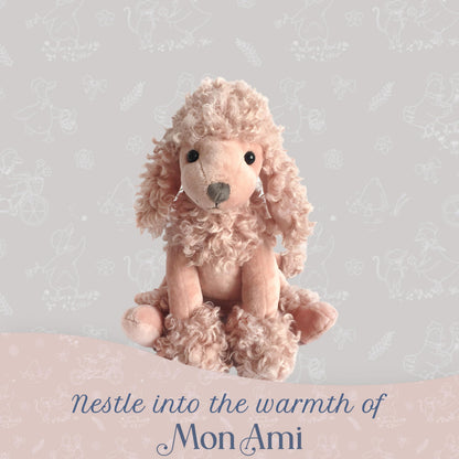 MON AMI Designer Plush Poodle Dog Stuffed Animal– 13”, Fun Adorable Soft and Cuddly Stuffed Toy Gifts for Little Boys/Girls & Kids of All Ages