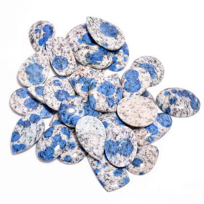 GEMKORA™ 100 carats K2 Jasper Gemstone Slices Wholesale Cabochons Lot, Jewelry Making Loose Gemstone, Polished Home Decor Specimen, DIY, Wire Wrapping, Reiki, Healing Crystals, Bulk Gemstone Deal