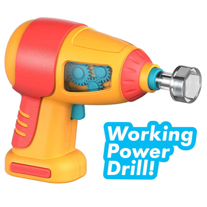 Educational Insights Design & Drill Bolt Buddies Helicopter - Helicopter Toy for Kids with Real Electric Drill Toy, Take Apart Construction Toys and STEM Toys for 3 Year Old, Toddler Tool Set, Ages 3+