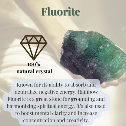 XIANNVXI Fluorite 1.8-2.2" Large Raw Crystals and Healing Stones Natural Rough Crystal Rocks for Decor Gifts Tumbling Cabbing Polishing Fountain Rocks 1PCS