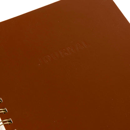 Graphique Apollo Vegan Leather Journal, Spiral Notebook for Writing, 192 Lined Pages, 8” x 10”