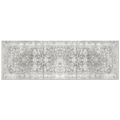 2x6 Hallway Washable Runner Rug : Vintage Soft Kitchen Bathroom Laundry Runner Non Slip Backing Farmhouse Entryway Floor Mat Stain Resistant Carpet for Bedroom Living Room Distressd Beside Rug(Gray)