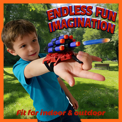 2 Pack Web Shooters for Kids, Boy Gifts, Toys for 3 4 5 6 7 8 Year Old Boys, Toys for Age 3-4 4-6 5-7 6-8, Web Slinger with Gloves, Birthday Presents