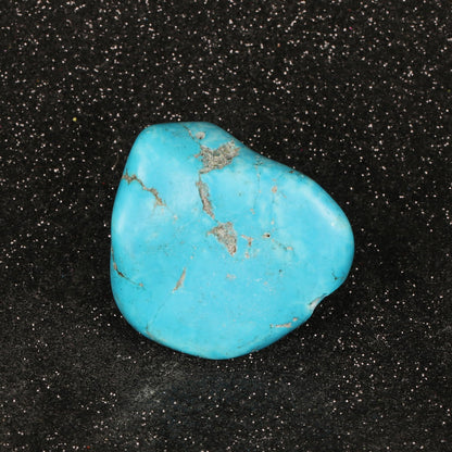 REAL-GEMS Gemstones For Jewelry Making 17.00 Carat Natural Arizona Blue Turquoise Crystals Stones for Jewelry Making