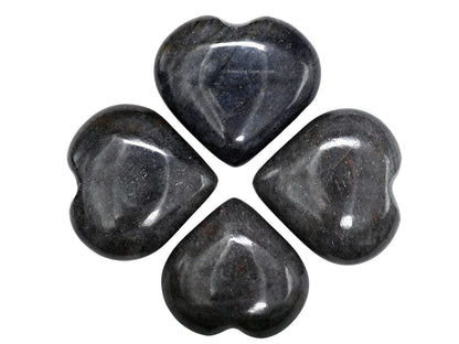 Amazing Gemstone Blue Aventurine Crystal Heart Palm Stone - Pocket Massage Worry Stone for Natural Body Chakra Balancing, Reiki Healing and Crystal Grid