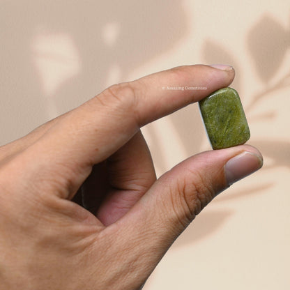 Amazing Gemstone Vesuvianite Crystals and Healing Stones Tumbled - 1000+ Carats Vesuvianite Stone, Natural Healing Stones for Energy Balance, Stress Relief - Polished Gems Rocks