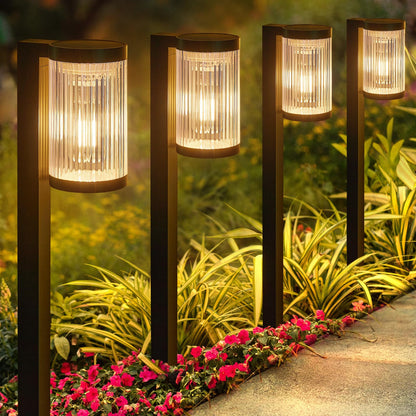 ELECLINK Solar Pathway Lights Outdoor, 6 Pack Upgraded Outdoor Solar Lights for Outside Super Bright Up to 12Hrs, IP65 Waterproof Solar Garden Lights for Yard Path Sidewalk Gifts for Women Mom Grandma