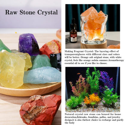 Apengshi Green Aventurine Raw Crystals 2PCS Natural Rough Rocks Healing Crystal and Stones DIY Raw Stones Meditation Fountain Garden Home Decor