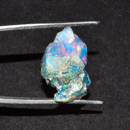 QNAVIC 30+ carats AA+ Natural Raw Ethiopian Fire Opal Rough Gemstone, Chakra Healing Crystal, Rough Crystals and Gemstone, October Birthstone Jewelry Making Supplies, DIY Gifts Art Crafts
