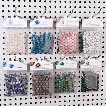 Raicegs 100pcs 8mm Sodalite Beads Natural Gemstone Beads Round Loose Beads for Jewelry Making DIY Bracelets Necklace