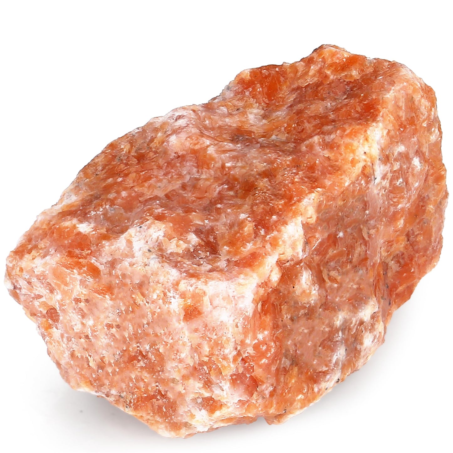 YATOJUZI Sunstone 1.8-2.2" Natural Raw Stones and Healing Crystals Large Stone Rough Crystal Rocks for Tumbling Cabbing Polishing Fountain Rocks Decoration 1PCS