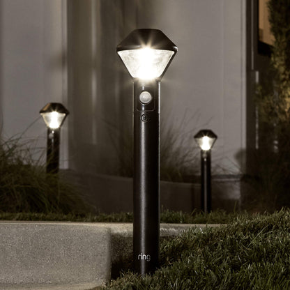Ring Pathlight Battery — Motion-activated pathlight, bright LEDs, works with Amazon Sidewalk, Black