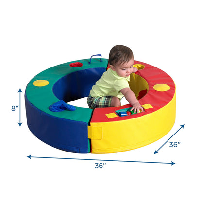 Children's Factory Playring, CF321-955, Toddler Mat, Classroom Sensory & Climbing Activity, Baby Nursery & Preschool Play Yard, Kids Indoor Playground, Multi