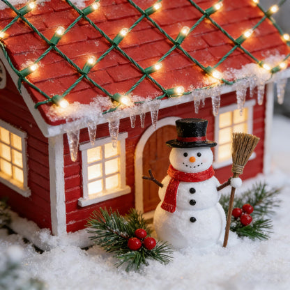 Christmas Net Lights(Warm White - Breathing, 6x4FT), 70 Count Mini LED Fairy String Lights, IP68 Waterproof for Outdoor Indoor Holiday Party Patios Wedding Valentines Day Halloween Xmas Decor, 5MM