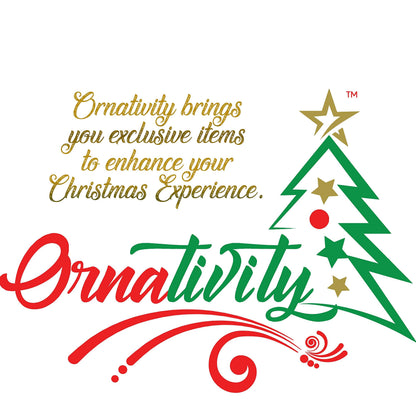 Ornativity Silver Glitter Christmas Reindeer - Xmas Holiday Party Deer Figurine Statues Dinner Tabletop Decorations Centerpiece Mantle - 12" Pack of 2