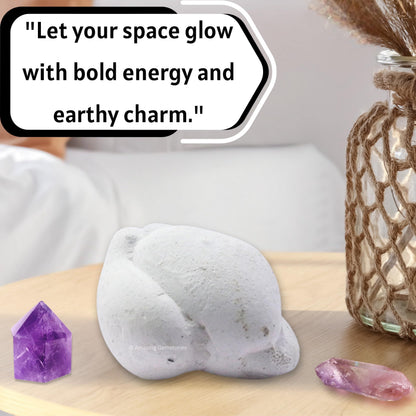 Fairy Stones Crystals and Healing Stones Mineral Specimen - Premium Menalite Goddess Gem Stones for Spiritual Growth - Healing Crystals Geodes Clusters for Meditation, Chakra Balance, and Energy (M)