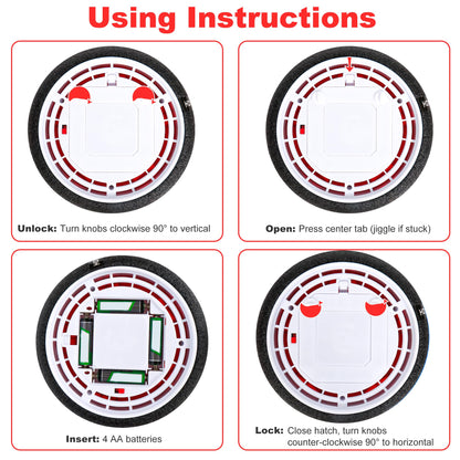 HitToys Hover Soccer Ball Toy for Kids, 2 Pack Indoor Soccer Ball with Led Light for Old Boys Girls Light-Up Toys Floating Football Balls Game Birthday Gift