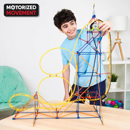 K'NEX - Amazin' 8 Coaster ‚ STEM Building Set, Kid Construction, Creative Play Toy‚ Ages 9+