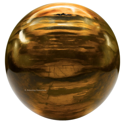 Amazing Gemstone Nellite Crystal Ball with Stand - 2 Inches Crystal Sphere Meditation Balls for Witchcraft and Decorative Balls