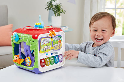VTech Sort and Discover Activity Cube (Frustration Free Packaging), Red