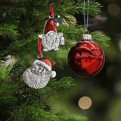 Christmas Ornaments, 2025 Solid Pewter Christmas Tree Ornament Handcrafted Metal DIY Hanging Craft Collectibles for Xmas Trees Home Party Party Gifts (Snowflake)